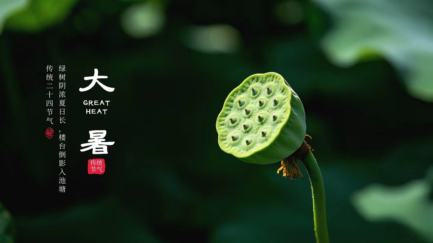 大暑至，盛夏长，清风伴安康