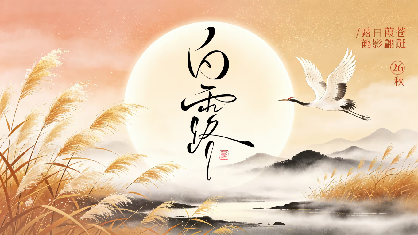 白露至,秋意渐浓,风遇清凉